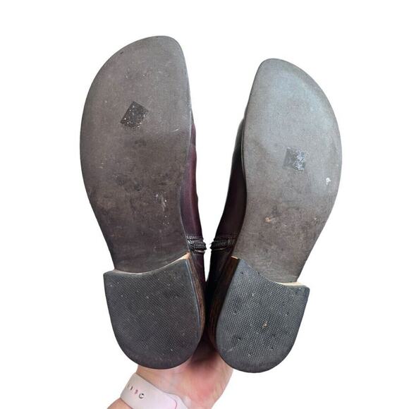 8 Powell Brown Leather Side Zip Boots - Picture 8 of 10